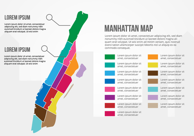 Manhattan Map Vector at Vectorified.com | Collection of Manhattan Map ...