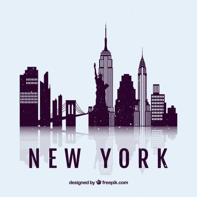 Manhattan Skyline Vector At Vectorified.com | Collection Of Manhattan ...