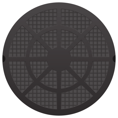 500x500 Manhole Cover Vector Png Transparent Image