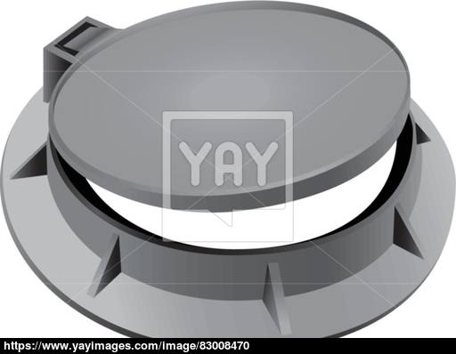 512x398 Manhole Cover Vector