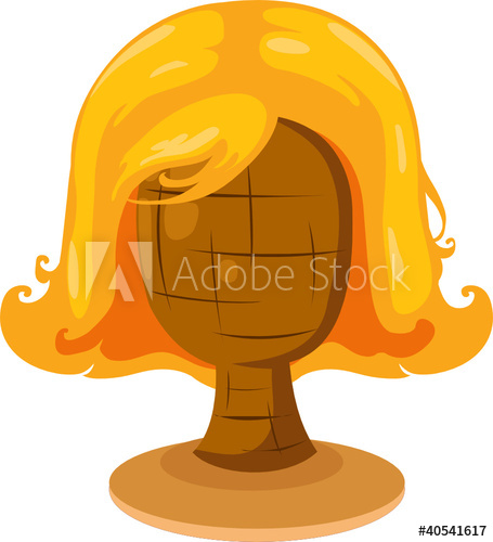 Blonde Wig On Mannequin Head 455x500 Blonde Wig On Mannequin Head