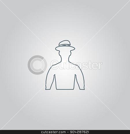 Cowboy Head Vector Illustration Stock Vector 450x464 Cowboy Head Vector Illustration Stock Vector