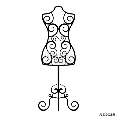 Female Mannequin Silhouette Stock Image And Royalty Free Vector 500x500 Female Mannequin Silhouette Stock Image And Royalty Free Vector