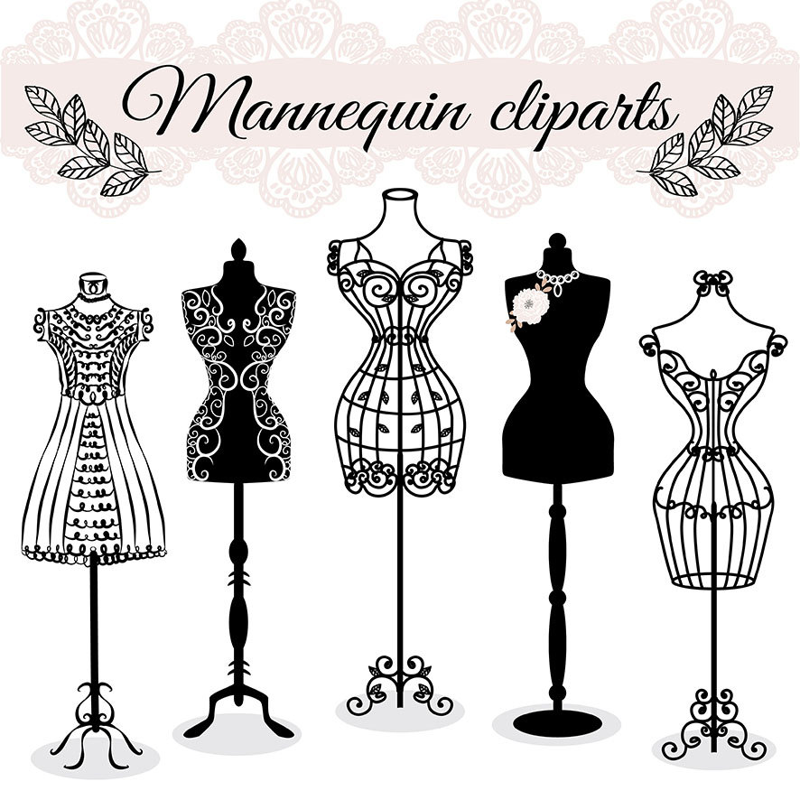 Dress Mannequin Silhouette 886x886 Dress Mannequin Silhouette