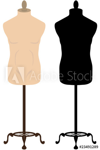 Male Tailors Mannequin And Silhouette 334x500 Male Tailors Mannequin And Silhouette