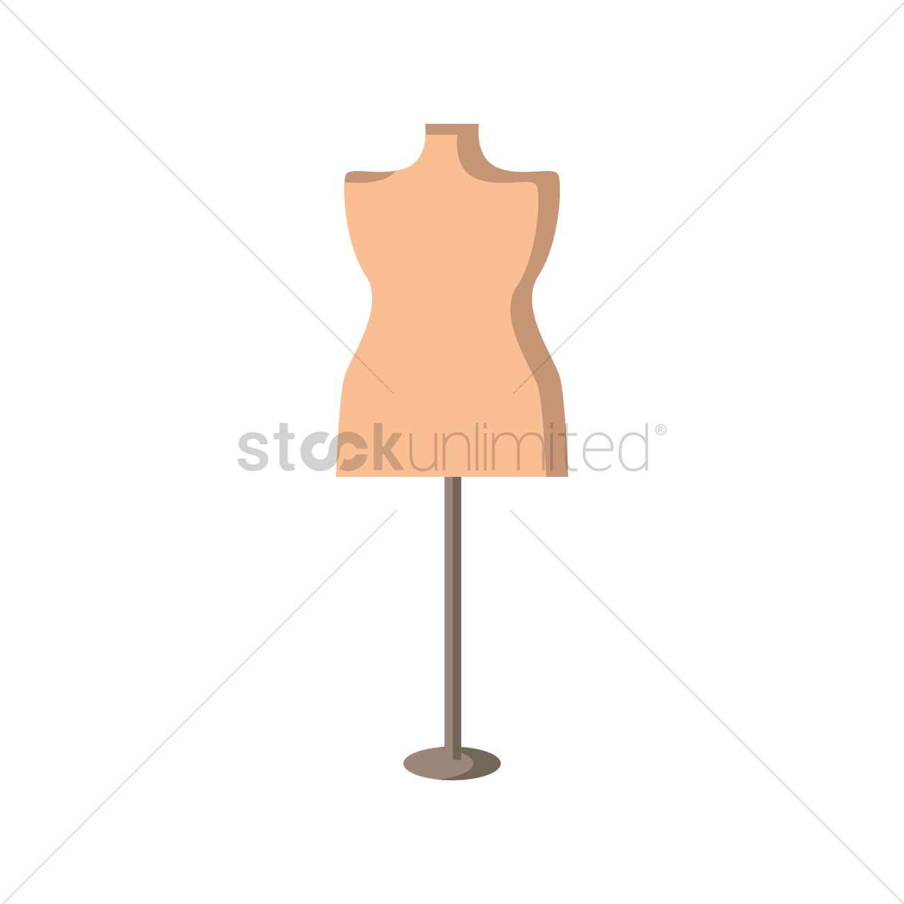 1300x1300 Mannequin Vector Image