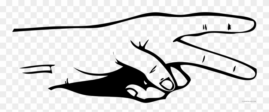 880x368 Free Vector Hand Open Fingers Scissors Shape Clip Art