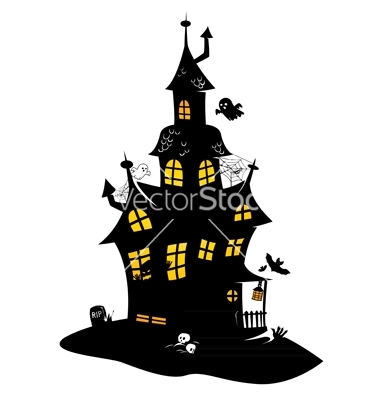 380x400 Haunted Mansion Vector