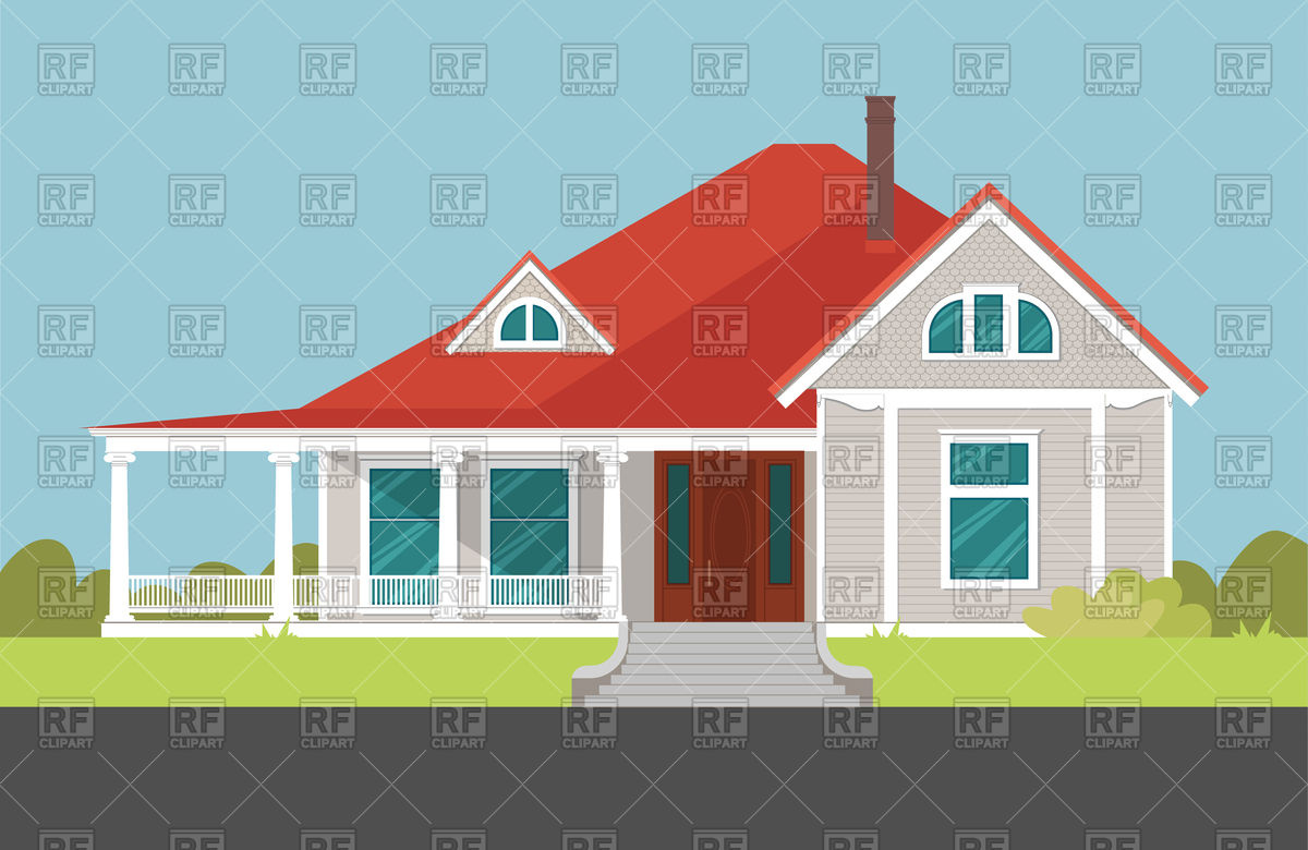 1200x780 House With Red Roof