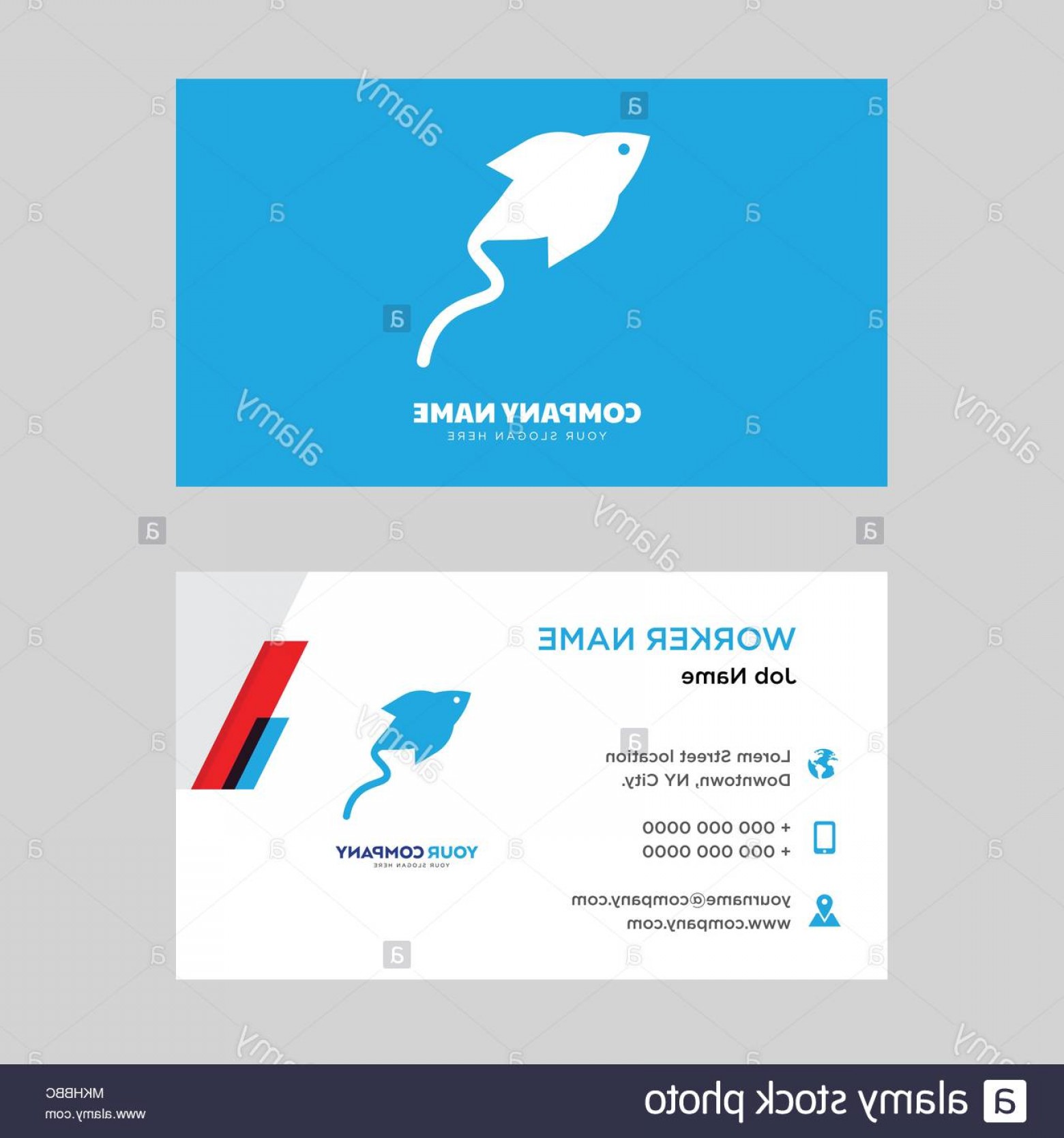 1560x1668 Manta Ray Business Card Design Template Visiting For Your Company