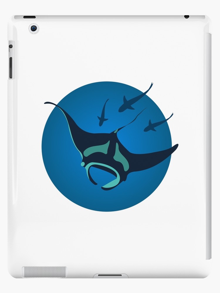 750x1000 Manta Ray Vector Ipad Case Skin