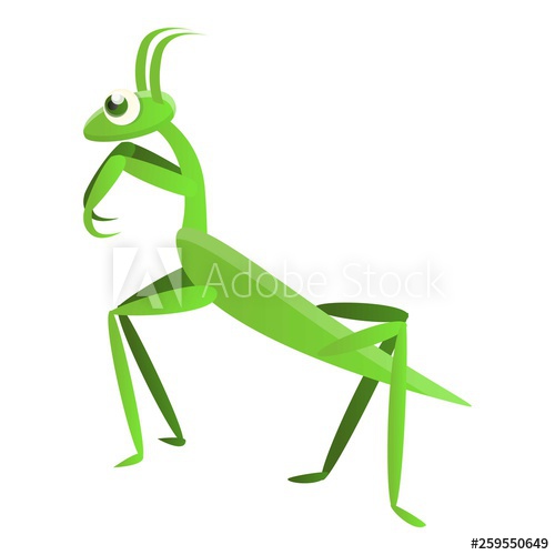 500x500 Mantis Icon Cartoon Of Mantis Vector Icon For Web Design Isolated