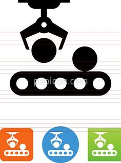 Manufacturing Icon Vector