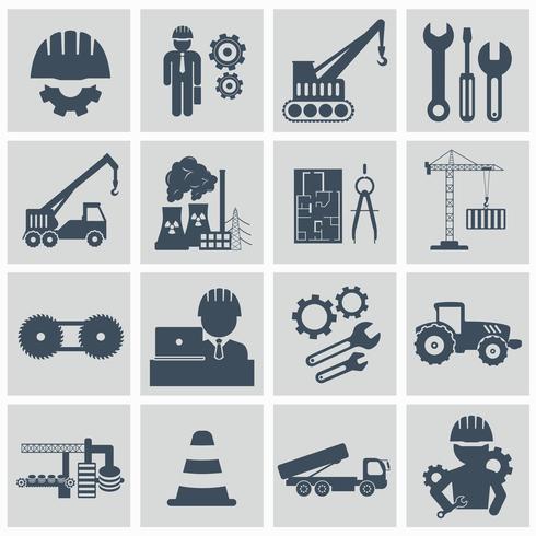 490x490 Engineering Icon Set Engineer Construction Equipment Machine