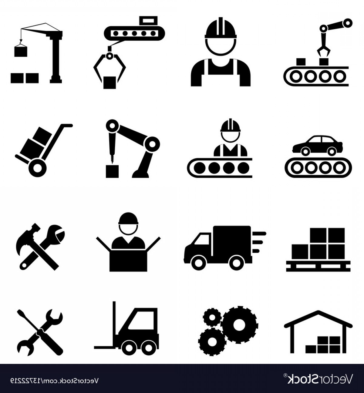 1200x1296 Factory Industry And Manufacturing Industry Icons Vector Soidergi