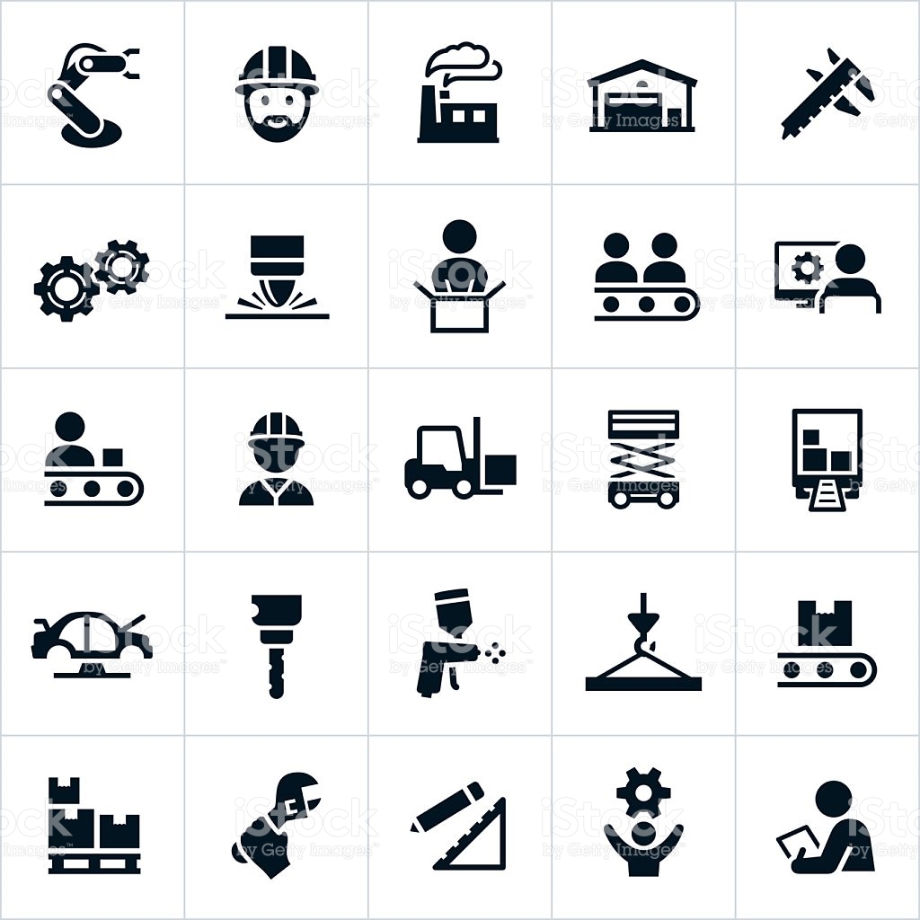 1024x1024 Manufacturing Icon Vector