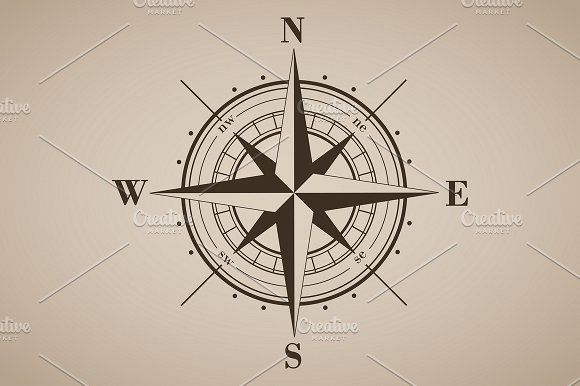 Vector Compass Rose 580x386 Vector Compass Rose