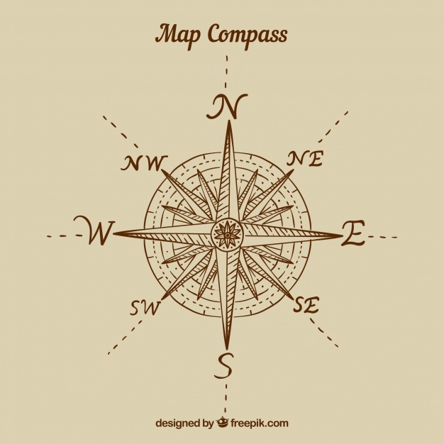 Flat Map Compass Background Vector Free Download 626x626 Flat Map Compass Background Vector Free Download