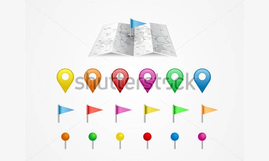 550x329 Free Vector Map Icons For Map Makers Free Premium Templates