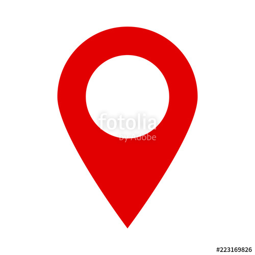 500x500 Red Maps Pin Location Map Icon Location Pin Pn Vector