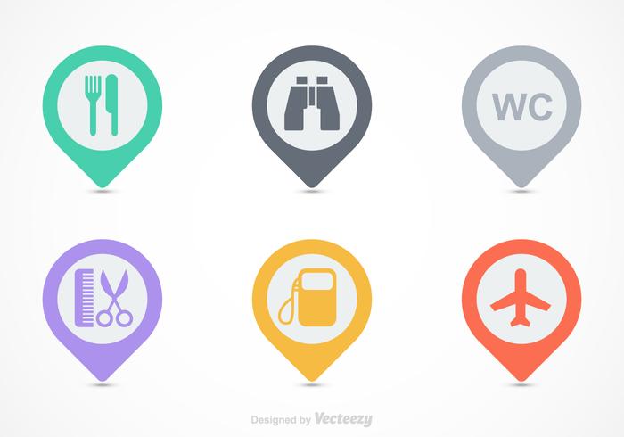 700x490 Free Map Legend Vector Icons