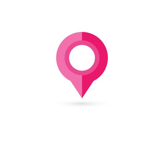 570x490 Location Pin Map Pin Flat Icon Vector Design