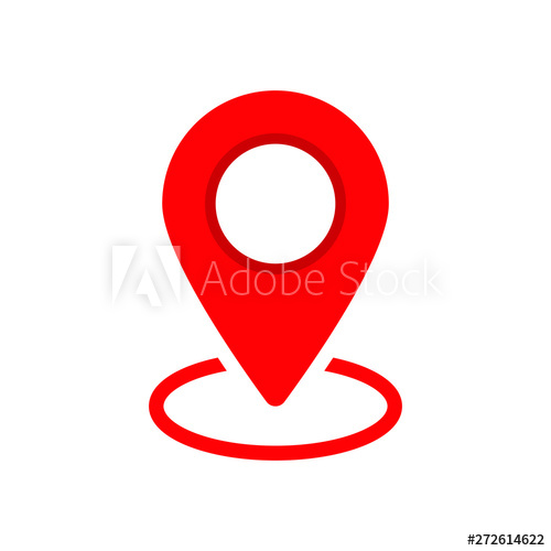 500x500 Red Maps Pin, Location Marker Icon Location Map Icon Location