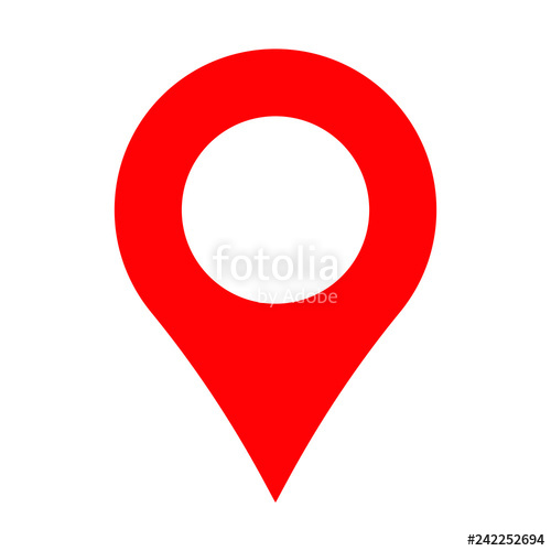 500x500 Red Maps Pin Location Map Icon Location Pin Pn Vector