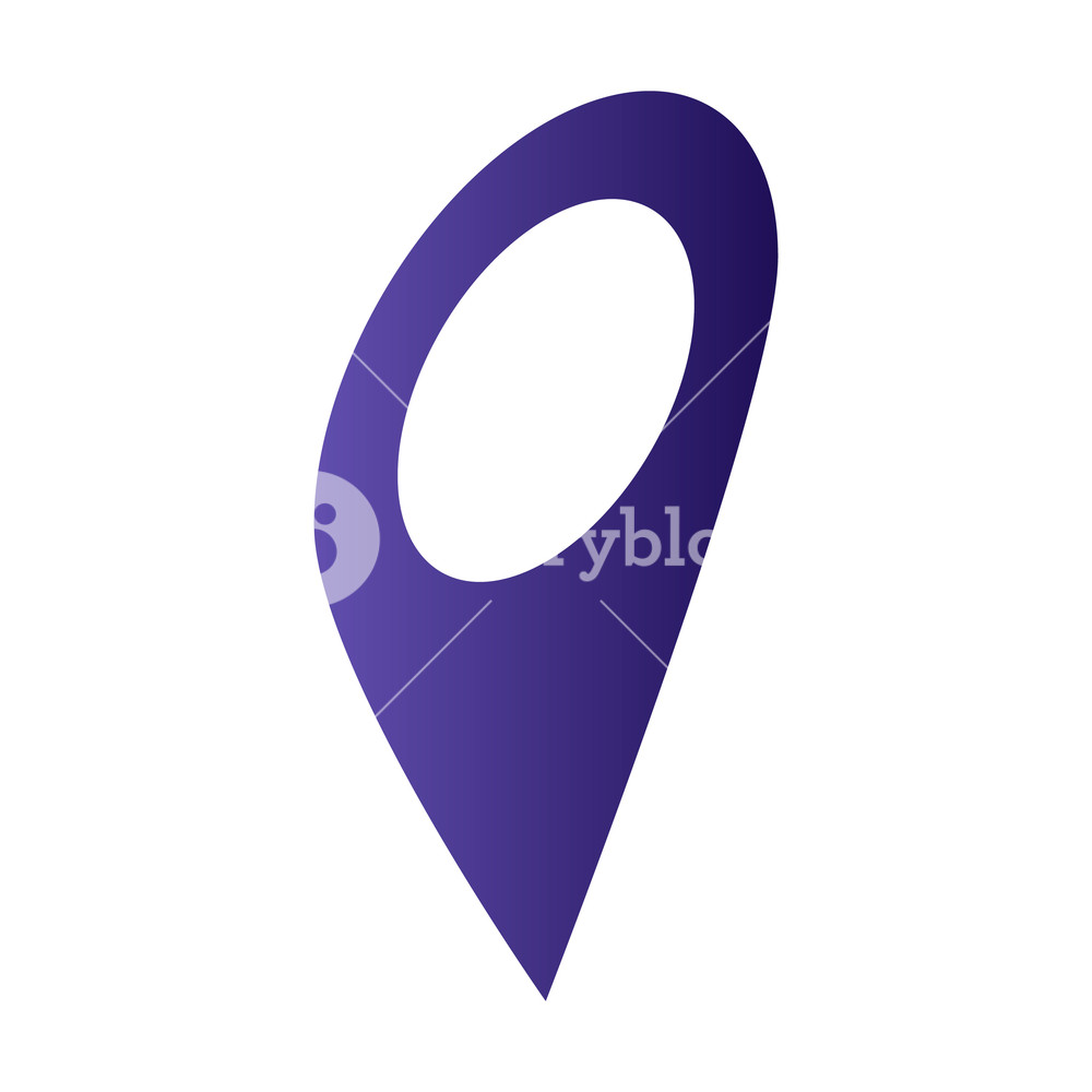 1000x1000 Gps Map Pn Isometric Of Gps Map Pin Vector Icon For Web