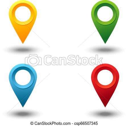 450x443 Marker Map Pointer Pin Vector Set Isolated On White Background