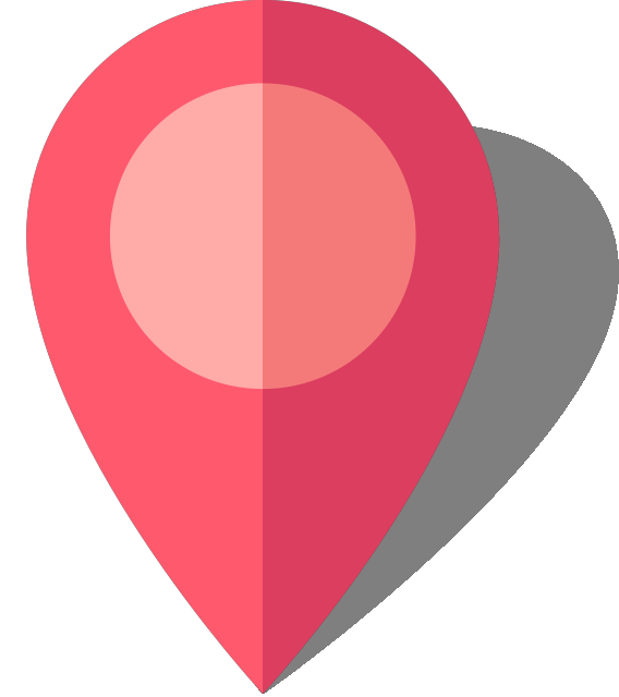 568x640 Simple Location Map Pink Free Vector Data