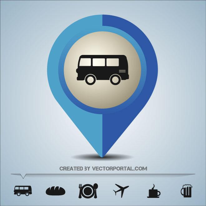 660x660 Map Pin Vector Symbol