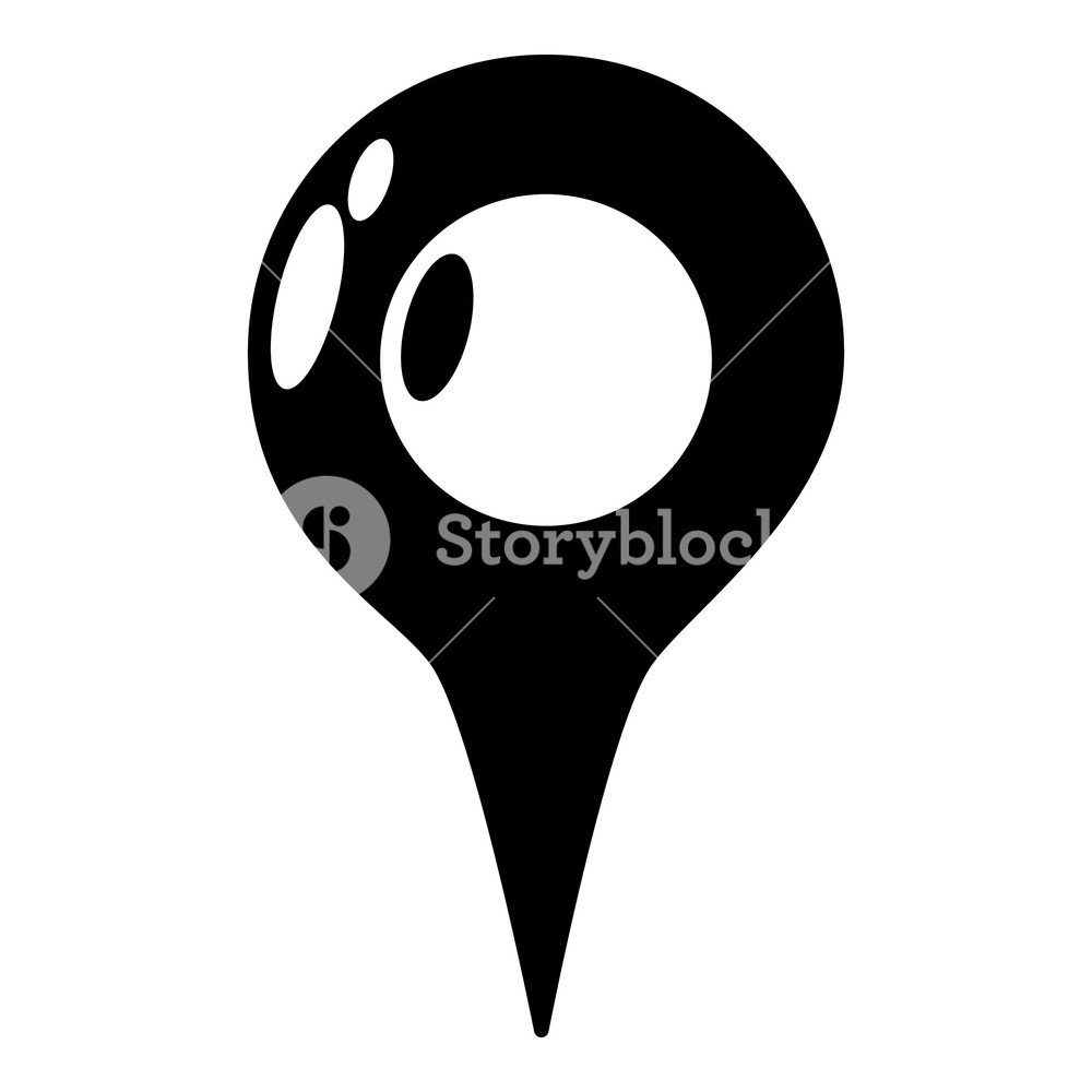 1000x1000 Map Pointer Icon Simple Illustration Of Map Pointer Vector Icon