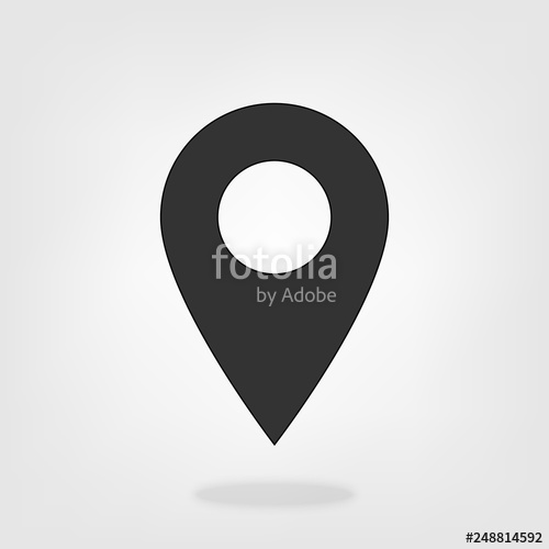 500x500 Map Pointer Vector Icon Marker Location Gps Location Symbol