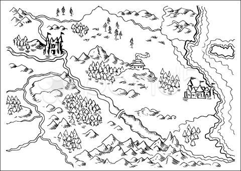 480x340 Fantasy Terrain Map Symbol