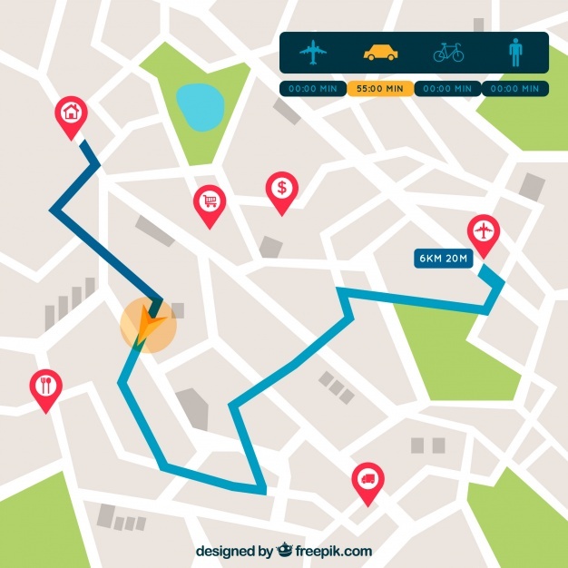 626x626 Road Map Vectors, Photos And Free Download