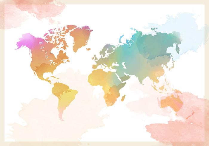 700x490 Free World Map Vector Collection Different Designs