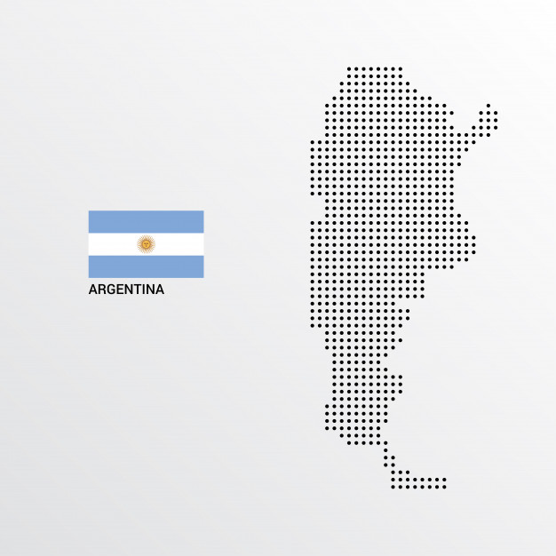 Argentina Map Design With Flag And Light Background Vector Vector 626x626 Argentina Map Design With Flag And Light Background Vector Vector