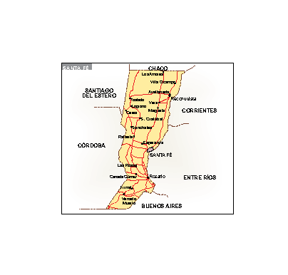 Mapa Santa Fe Vector World Maps 404x386 Mapa Santa Fe Vector World Maps