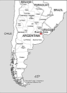 Argentina Free Vector Map 134x185 Argentina Free Vector Map
