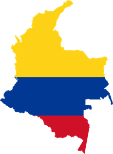 220x300 Flag Map Of Colombia Logo Vector