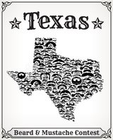 160x199 Mapa De Texas No Bigode Royalty Free Vector A Arte Imagens