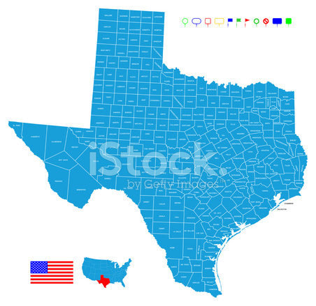 452x439 Mapa De Texas Stock Vector
