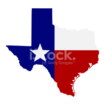 440x440 Map Of The State Of Texas Stock Vector