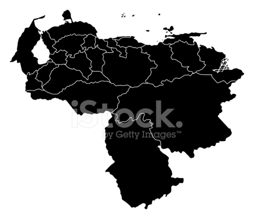 510x439 Mapa De Venezuela Stock Vector