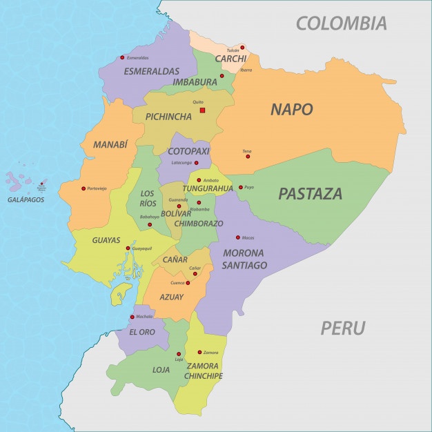 Mapa Ecuador Vector at Vectorified.com | Collection of Mapa Ecuador ...