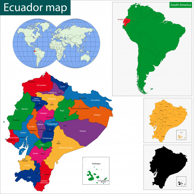 626x626 Ecuador Map Vector Premium Download