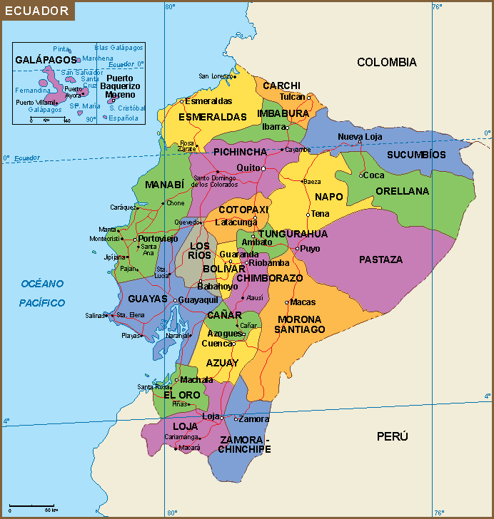 692x728 Ecuador Mapa Vector World Maps