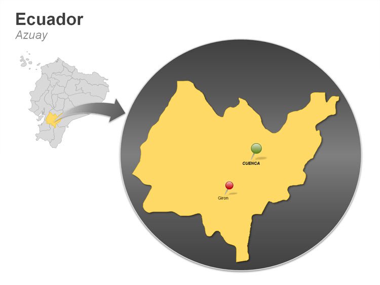 750x563 Ecuador Map