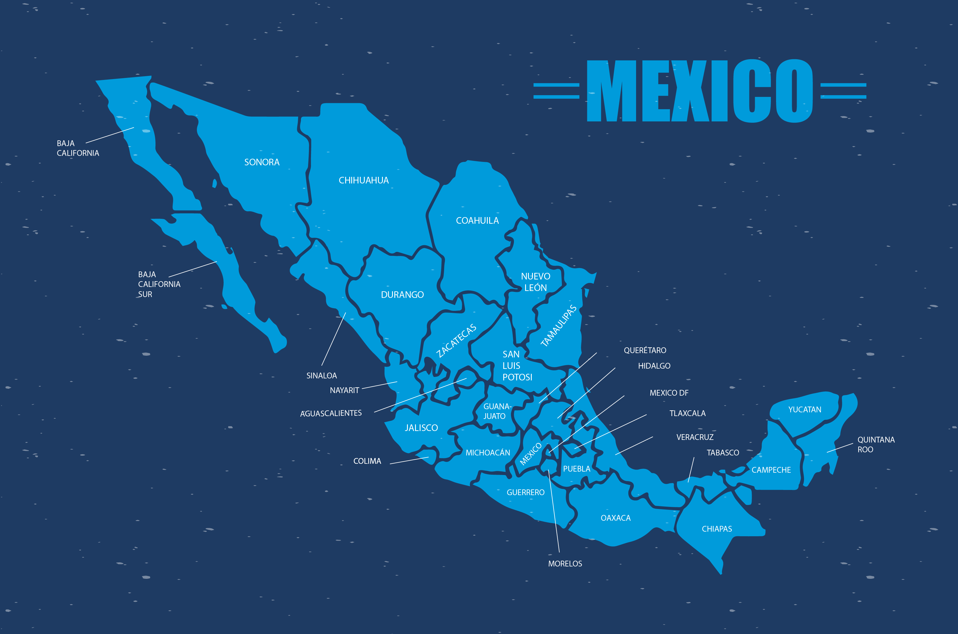 Mexico map